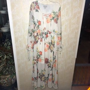Floral maxi dress